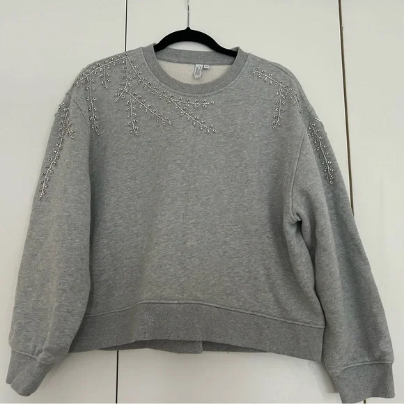 & Other Stories Embellished Crewneck - Picture 1 of 5